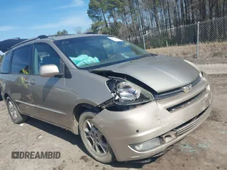 2005 Toyota Sienna XLE with VIN 5TDZA22C05S377004, listed as a IAAI auction lot 41675198 with 219,250 mi miles. Bid and sale history available at carsss.com. Image 1.