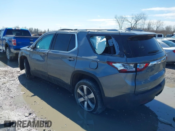 2018 Chevrolet Traverse LT Leather with VIN 1GNEVHKW3JJ263271, listed as a IAAI auction lot 41879774 with 108,843 mi miles. Bid and sale history available at carsss.com. Image 3.