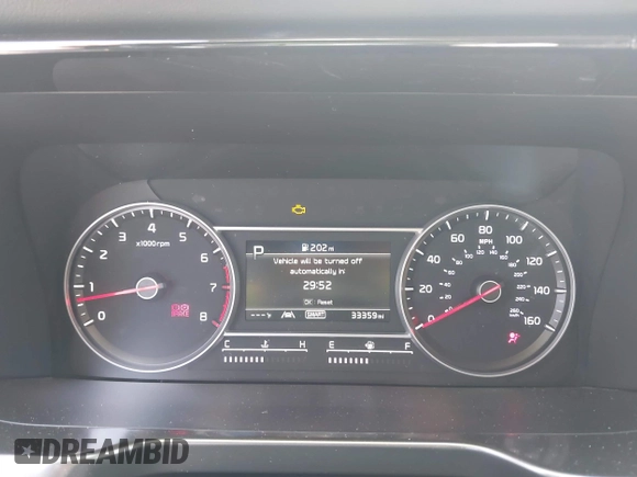 2023 Kia Sorento S with VIN 5XYRL4LC3PG167842, listed as a IAAI auction lot 42460768 with 33,359 mi miles and . Bid and sale history available at DreamBid. Image 7.