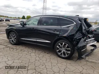 2023 Acura MDX w/Technology Package with VIN 5J8YE1H43PL029049, listed as a Copart auction lot 71805523 with 11,182 mi miles. Bid and sale history available at carsss.com. Image 2.