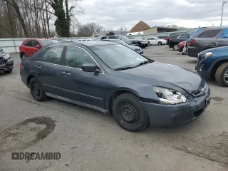 2005 Honda Accord LX with VIN 1HGCM56475A192707, listed as a Copart auction lot 47894425 with 239,487 mi miles and Salvage title. Bid and sale history available at DreamBid. Image 4.