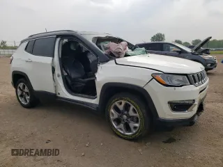 2020 Jeep Compass Limited z VIN 3C4NJDCB7LT221769, wystawiony jako Copart lot #59660955 z przebiegiem 76 822 mil mil oraz Szkoda całkowita • Salvage title. Historia ofert i sprzedaży dostępna na DreamBid. Obrazek 4.