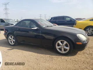 2003 Mercedes-Benz SLK 320 with VIN WDBKK65F43F284008, listed as a Copart auction lot 61010215 with 81,179 mi miles and Clean title. Bid and sale history available at DreamBid. Image 4.