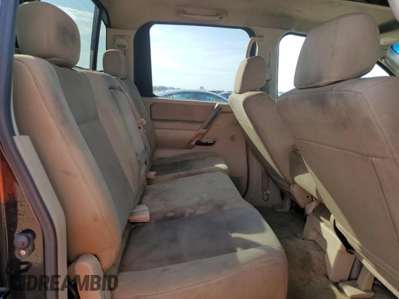 2008 Nissan Titan SE with VIN 1N6BA07D58N306668, listed as a Copart auction lot 83943094 with 214,460 mi miles and Salvage Title. Bid and sale history available at carsss.com. Image 10.