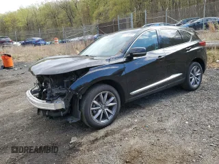 2020 Acura RDX Technology with VIN 5J8TC2H58LL003863, listed as a Copart auction lot 52949325 with 52,498 mi miles and Salvage title. Bid and sale history available at DreamBid. Image 1.