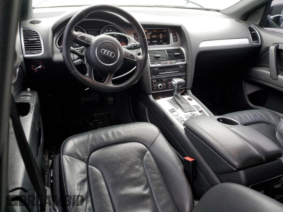 2015 Audi Q7 3.0T S line Prestige with VIN WA1DGAFE1FD018945, listed as a Copart auction lot 45024055 with 160,975 mi miles and Salvage Title. Bid and sale history available at carsss.com. Image 8.