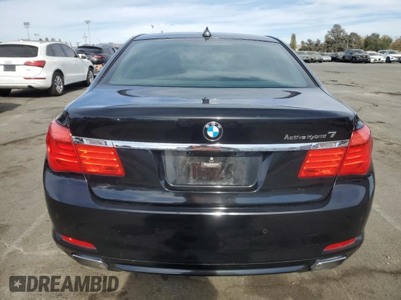 2012 BMW 7 Series with VIN WBAKX8C52CC198431, listed as a Copart auction lot 75295664 with 72,818 mi miles and Clean title. Bid and sale history available at DreamBid. Image 6.