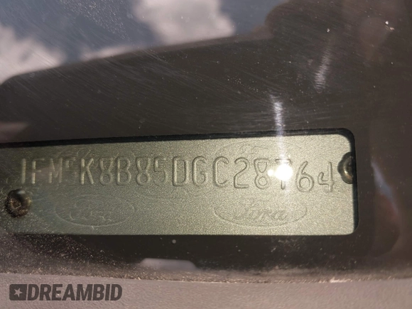 2013 Ford Explorer с VIN 1FM5K8B85DGC28764, выставлен на аукционе IAAI как лот 42236105 с пробегом 168 362 миль миль и . История ставок и продаж доступна на DreamBid. Изображение 9.