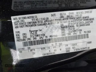 2013 Ford Focus SE с VIN 1FADP3F29DL266120, выставлен на аукционе IAAI как лот 42491390 с пробегом 124 886 миль миль и . История ставок и продаж доступна на DreamBid. Изображение 9.
