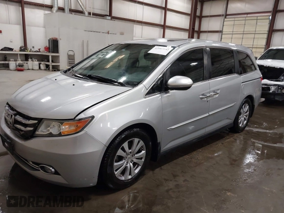 2015 Honda Odyssey EX-L with VIN 5FNRL5H66FB028822, listed as a IAAI auction lot 42067242 with 122,354 mi miles and . Bid and sale history available at carsss.com. Image 21.