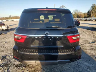2021 Nissan Armada SV with VIN JN8AY2AC7M9147231, listed as a Copart auction lot 84339974 with 62,110 mi miles and Salvage Title. Bid and sale history available at carsss.com. Image 6.