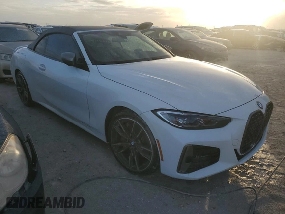 2022 BMW 4 Series M440i with VIN WBA53AT06NCK03623, listed as a Copart auction lot 76490964 with Not provided miles and Salvage title. Bid and sale history available at DreamBid. Image 4.