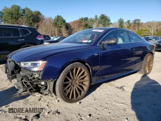 2013 Audi S5 Premium Plus with VIN WAUCGAFR2DA044566, listed as a Copart auction lot 79260724 with 57,213 mi miles and Clean Title. Bid and sale history available at carsss.com. Image 1.