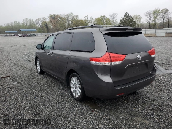 2013 Toyota Sienna XLE with VIN 5TDDK3DC3DS065980, listed as a Copart auction lot 50563385 with 124,124 mi miles and Salvage Title. Bid and sale history available at DreamBid. Image 2.