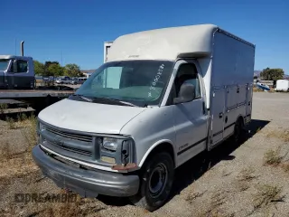 1999 Chevrolet Express Commercial E23 with VIN 1GBHG31R5X1018662, listed as a Copart auction lot 80008584 with 141,880 mi miles and Clean Title. Bid and sale history available at carsss.com. Image 1.