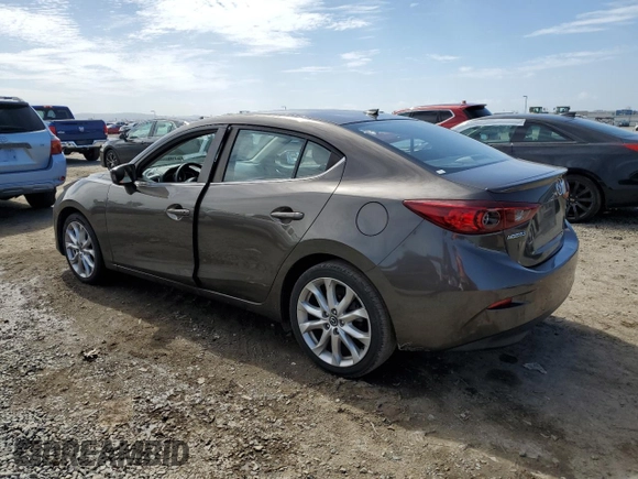 2015 Mazda 3 S Touring with VIN JM1BM1V3XF1219587, listed as a Copart auction lot 49491275 with 87,880 mi miles and Salvage Title. Bid and sale history available at DreamBid. Image 2.