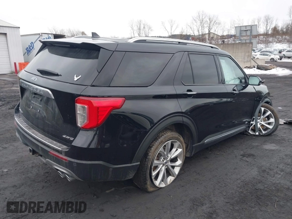 2021 Ford Explorer Platinum with VIN 1FM5K8HCXMGC37214, listed as a IAAI auction lot 41561136 with 51,812 mi miles. Bid and sale history available at carsss.com. Image 4.