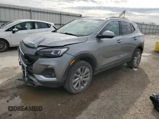 2023 Buick Encore GX Essence with VIN KL4MMGSLXPB132911, listed as a Copart auction lot 49880115 with 50,287 mi miles and Salvage title. Bid and sale history available at DreamBid. Image 1.