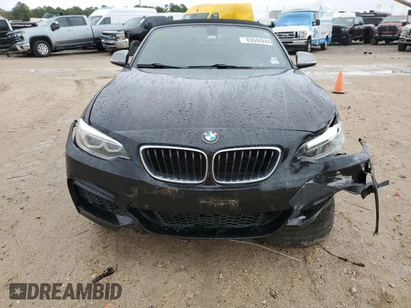 2016 BMW 2 Series M235i with VIN WBA1M1C50GV393966, listed as a Copart auction lot 83044244 with 115,686 mi miles and Salvage Title. Bid and sale history available at carsss.com. Image 5.