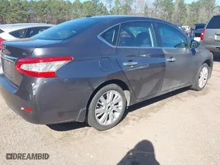 2015 Nissan Sentra S with VIN 3N1AB7AP5FY310374, listed as a IAAI auction lot 41653454 with 142,039 mi miles. Bid and sale history available at carsss.com. Image 4.