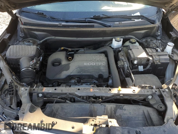 2019 GMC Terrain SLE with VIN 3GKALMEVXKL396391, listed as a Copart auction lot 49317915 with 129,172 mi miles and Salvage Title. Bid and sale history available at DreamBid. Image 12.