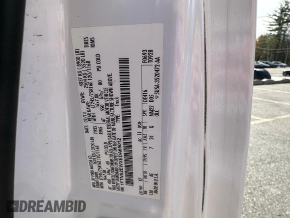 2014 Ford Econoline Cargo Commercial with VIN 1FTNS2EWXEDA65012, listed as a Copart auction lot 55211795 with 181,271 mi miles and Clean Title. Bid and sale history available at carsss.com. Image 10.