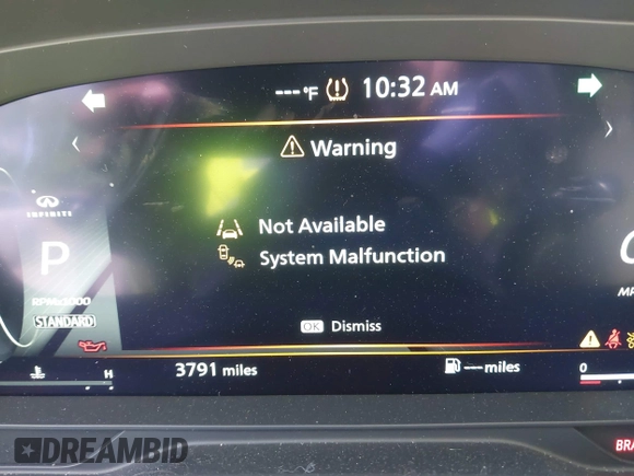 2024 Infiniti QX60 Luxe with VIN 5N1DL1FR6RC343763, listed as a IAAI auction lot 42686502 with 3,791 mi miles and . Bid and sale history available at DreamBid. Image 7.