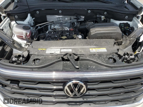 2024 Volkswagen Atlas SEL R-Line with VIN 1V2AE2CA9RC251776, listed as a Copart auction lot 56963285 with 11,137 mi miles and Salvage title. Bid and sale history available at DreamBid. Image 12.