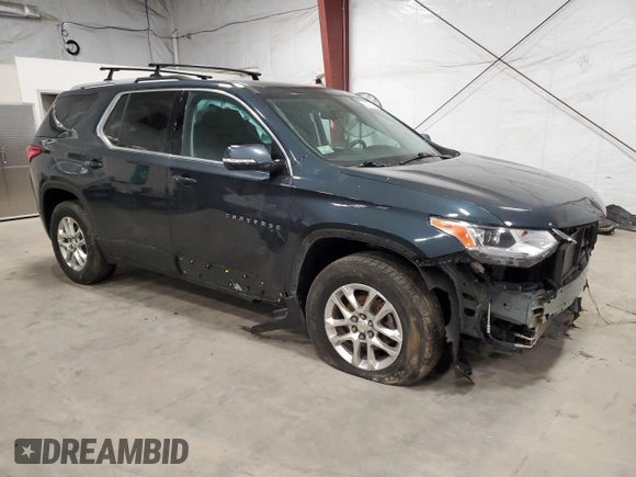 2018 Chevrolet Traverse LT Cloth with VIN 1GNEVGKW2JJ231714, listed as a Copart auction lot 49457155 with 143,635 mi miles and Salvage Title. Bid and sale history available at DreamBid. Image 4.