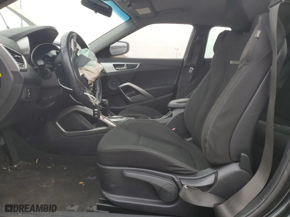 2017 Hyundai Veloster with VIN KMHTC6AD1HU311641, listed as a Copart auction lot 86575084 with 68,650 mi miles and Salvage Title. Bid and sale history available at carsss.com. Image 7.