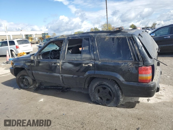 1998 Jeep Grand Cherokee Laredo with VIN 1J4GZ58S6WC305902, listed as a Copart auction lot 75988244 with 0 mi miles and Clean Title. Bid and sale history available at carsss.com. Image 2.