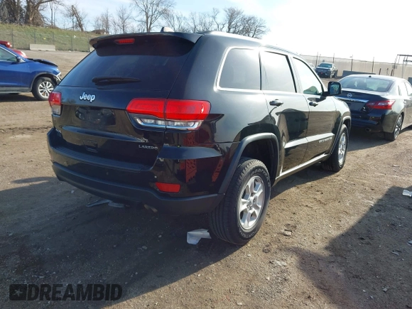 2017 Jeep Grand Cherokee Laredo with VIN 1C4RJFAG1HC642756, listed as a IAAI auction lot 41913149 with 25,846 mi miles. Bid and sale history available at carsss.com. Image 4.