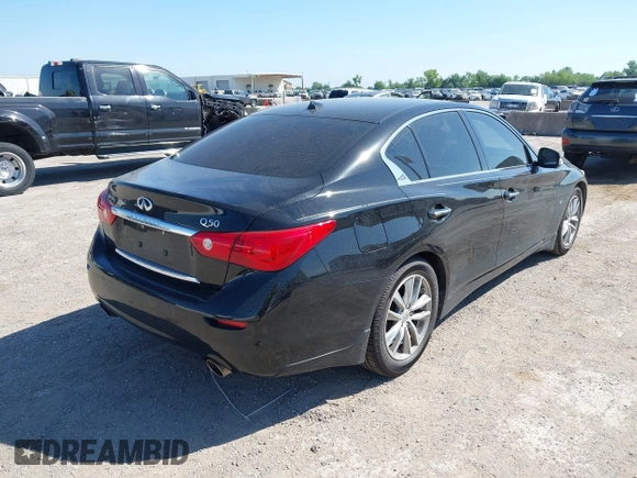 2014 Infiniti Q50 Premium z VIN JN1BV7AP2EM672661, wystawiony jako IAAI lot #42319325 z przebiegiem 85 803 mil mil oraz . Historia ofert i sprzedaży dostępna na DreamBid. Obrazek 4.