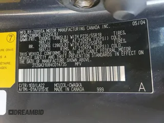2004 Lexus RX 330 with VIN 2T2GA31U84C014735, listed as a Copart auction lot 51314065 with 131,559 mi miles and Salvage Title. Bid and sale history available at carsss.com. Image 13.