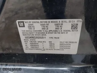 2014 Chevrolet Silverado 1500 LT with VIN 3GCUKREC2EG552511, listed as a IAAI auction lot 41745914 with 196,182 mi miles. Bid and sale history available at carsss.com. Image 9.