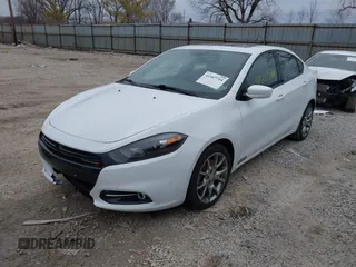 2015 Dodge Dart SXT with VIN 1C3CDFBB0FD144592, listed as a IAAI auction lot 41507744 with 138,494 mi miles. Bid and sale history available at carsss.com. Image 2.