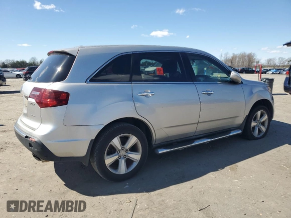 2010 Acura MDX Technology Pkg with VIN 2HNYD2H69AH515503, listed as a Copart auction lot 49153865 with 161,484 mi miles and Salvage Title. Bid and sale history available at carsss.com. Image 3.