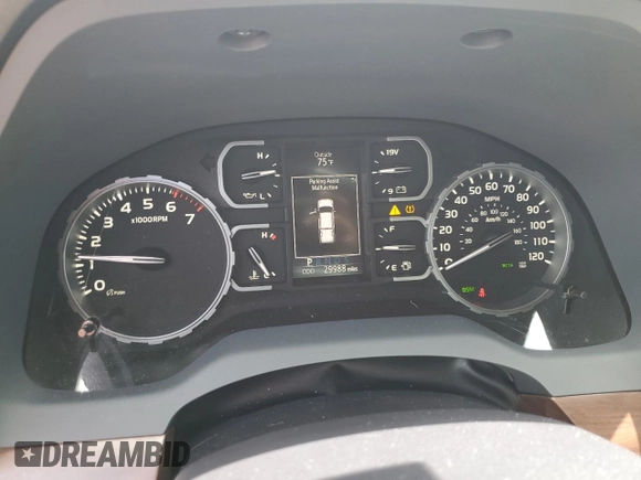 2018 Toyota Tundra SR5 z VIN 5TFHW5F17JX690045, wystawiony jako Copart lot #58222455 z przebiegiem 29 988 mil mil oraz Szkoda całkowita • Salvage title. Historia ofert i sprzedaży dostępna na DreamBid. Obrazek 9.