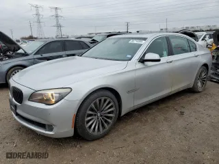 2012 BMW 7 Series 740Li with VIN WBAKB4C5XCC575479, listed as a Copart auction lot 86714504 with 58,585 mi miles and Salvage Title. Bid and sale history available at carsss.com. Image 1.