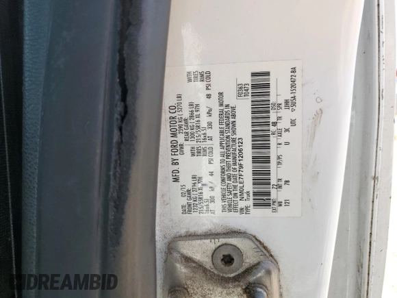 2015 Ford Transit Connect XLT z VIN NM0LE7F79F1206123, wystawiony jako Copart lot #62928165 z przebiegiem 255 438 mil mil oraz Szkoda całkowita • Salvage title. Historia ofert i sprzedaży dostępna na DreamBid. Obrazek 12.