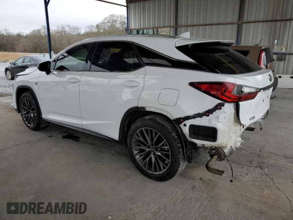 2022 Lexus RX with VIN 2T2YZMDA1NC319323, listed as a Copart auction lot 87375604 with 41,248 mi miles and Salvage Title. Bid and sale history available at carsss.com. Image 2.