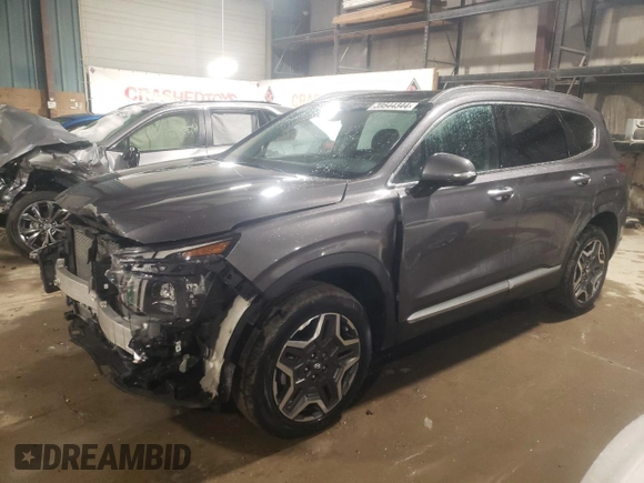 2021 Hyundai Santa Fe Hybrid Limited with VIN KM8S5DA12MU006711, listed as a Copart auction lot 39544344 with 14,145 mi miles and Salvage Title. Bid and sale history available at carsss.com. Image 1.