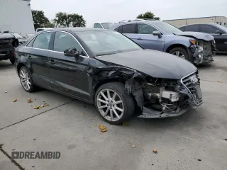 2015 Audi A3 2.0T Premium Plus with VIN WAUEFGFF4F1121431, listed as a Copart auction lot 63628503 with 0 mi miles. Bid and sale history available at carsss.com. Image 4.