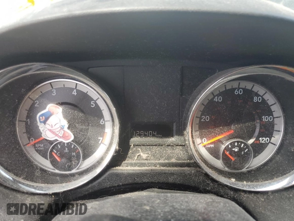 2019 Dodge Grand Caravan SE with VIN 2C4RDGBG2KR777707, listed as a Copart auction lot 46870455 with 129,404 mi miles and Clean Title. Bid and sale history available at DreamBid. Image 9.