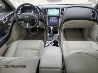 2014 Infiniti Q50 Premium with VIN JN1BV7AP1EM692982, listed as a Copart auction lot 80625094 with 90,349 mi miles and Salvage Title. Bid and sale history available at carsss.com. Image 8.