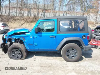2021 Jeep Wrangler 80th Anniversary with VIN 1C4GJXAN4MW758747, listed as a IAAI auction lot 41787645 with 32,613 mi miles and . Bid and sale history available at DreamBid. Image 15.