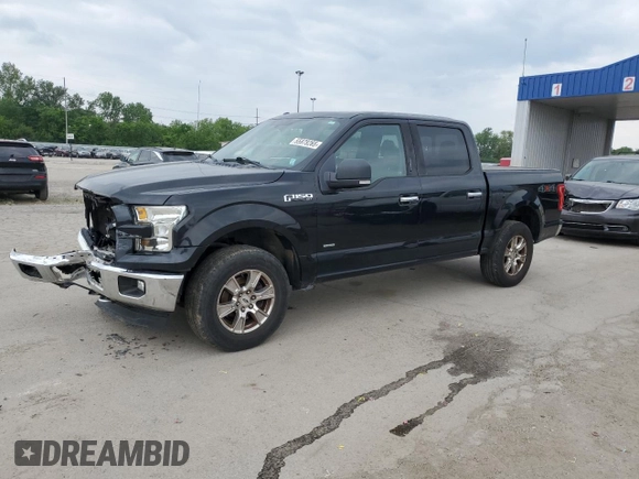 2015 Ford F-150 XLT with VIN 1FTEW1EP7FFC21309, listed as a Copart auction lot 55979265 with 86,484 mi miles and Salvage title. Bid and sale history available at DreamBid. Image 1.