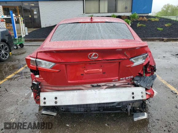 2016 Lexus RC 300 F Sport z VIN JTHSM5BC7G5001224, wystawiony jako Copart lot #56497535 z przebiegiem 95 220 mil mil oraz Czysty tytuł • Clean title. Historia ofert i sprzedaży dostępna na DreamBid. Obrazek 6.