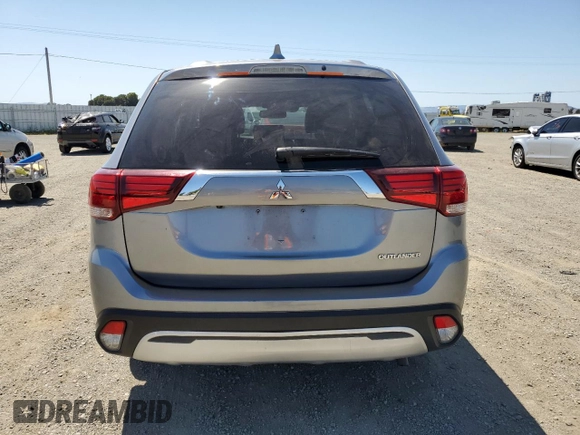 2020 Mitsubishi Outlander SE with VIN JA4AD3A33LZ046810, listed as a Copart auction lot 57173045 with 167,954 mi miles and Salvage title. Bid and sale history available at DreamBid. Image 6.