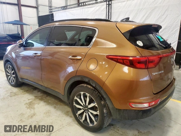 2018 Kia Sportage EX z VIN KNDPN3AC9J7359821, wystawiony jako Copart lot #60549715 z przebiegiem 88 601 mil mil oraz Czysty tytuł • Clean title. Historia ofert i sprzedaży dostępna na DreamBid. Obrazek 2.